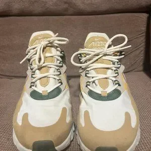 Nike Shoes Nike Air 27 React Golddark Green Poshmark